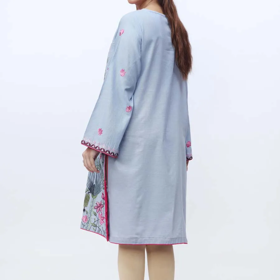 1PC- Embroidered Khaddar Shirt PW3055