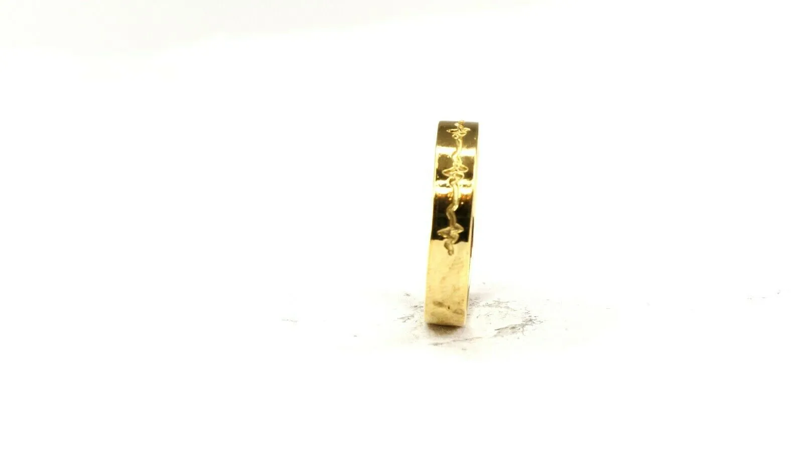 22k Ring Solid Gold ELEGANT Charm Ladies Band SIZE 11.25 RESIZABLE r2583mon