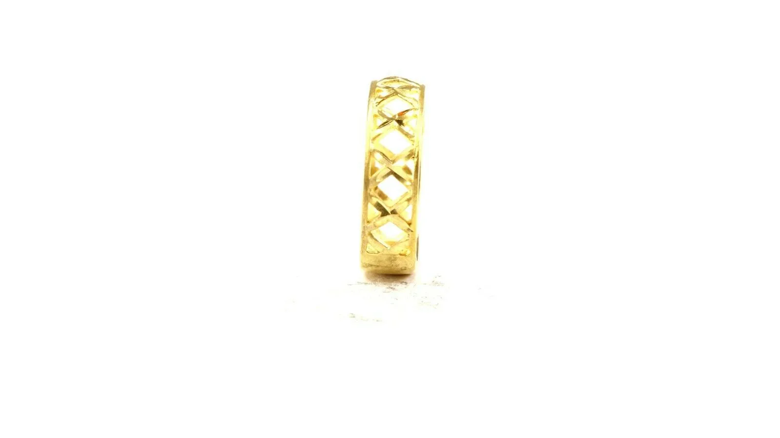 22k Ring Solid Gold ELEGANT Charm Ladies Band SIZE 11.5 RESIZABLE r2593mon