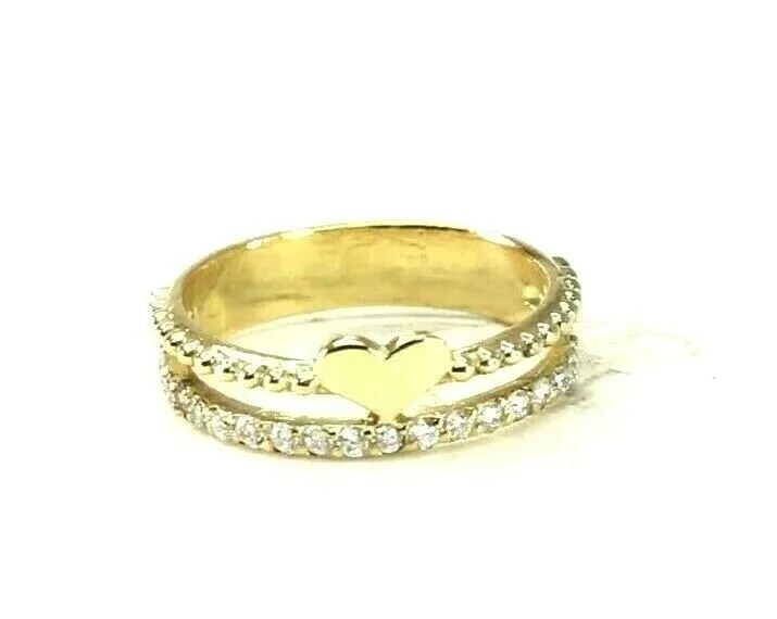 22k Ring Solid Gold ELEGANT Charm Ladies Band SIZE 8 RESIZABLE r2934mon