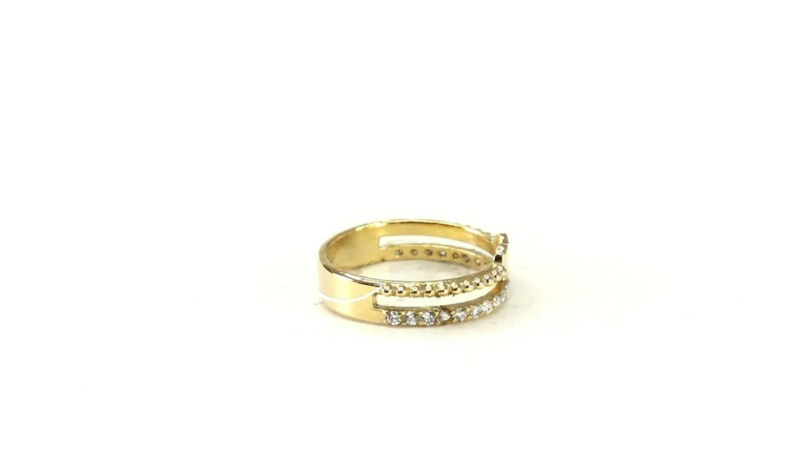 22k Ring Solid Gold ELEGANT Charm Ladies Band SIZE 8 RESIZABLE r2934mon