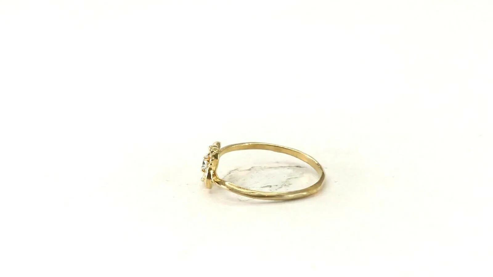 22k Ring Solid Gold ELEGANT Charm Ladies RIng SIZE 8 RESIZABLE r2924mon