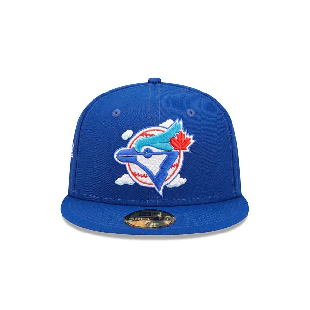 [60243855] Toronto Blue Jays 92 WS Blue Fitted Men's 59FIFTY Hat