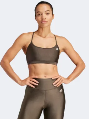 Adidas Aeroreact Women Training Bra Shadow Olive