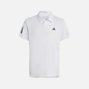 Adidas Club Tennis Kids Polo Shirt White.