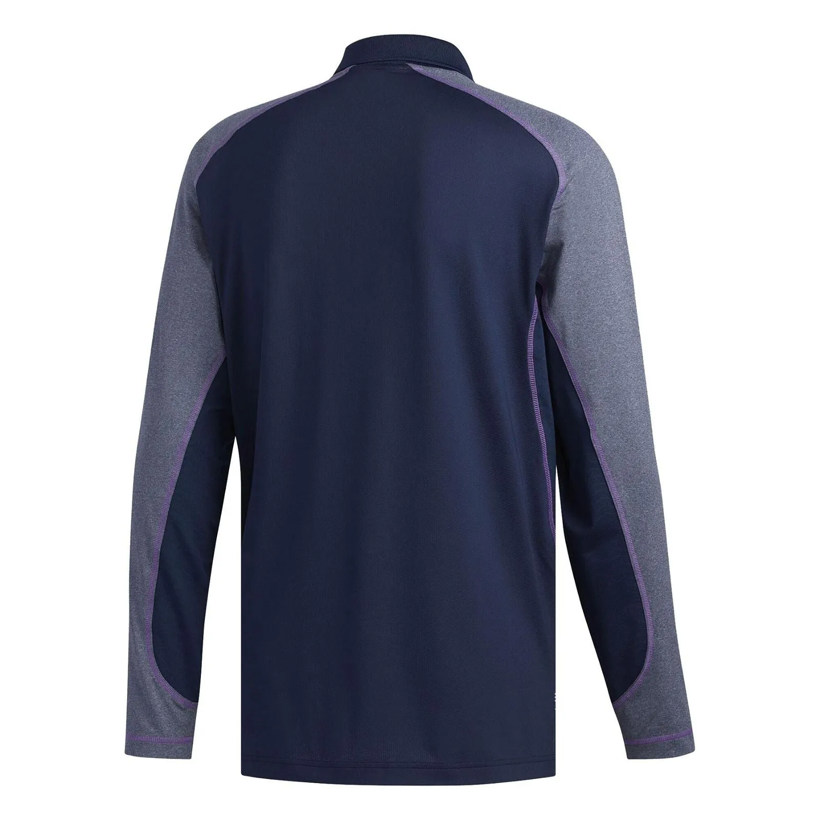 adidas Ultimate Climacool Solid Long Sleeved Polo Shirt - Navy