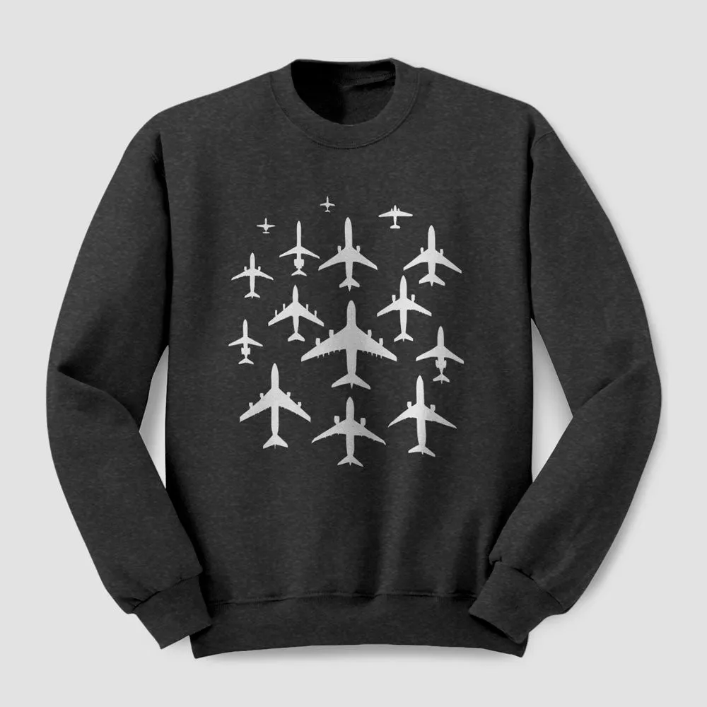 Airplane Silhouettes - Sweatshirt