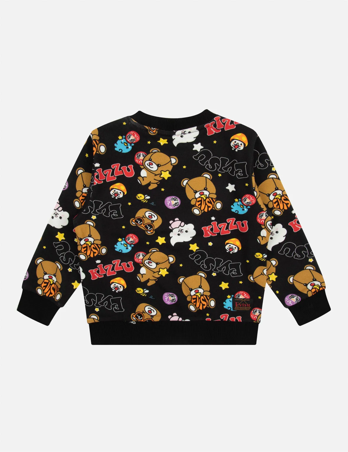 Allover KIZZU Crews Graphic Print Regular Fit Sweatshirt