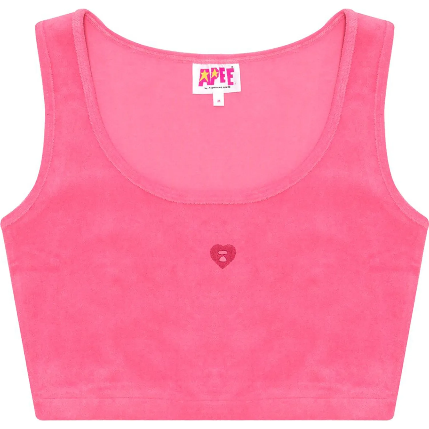 Apee Towelling Crop Top for Women