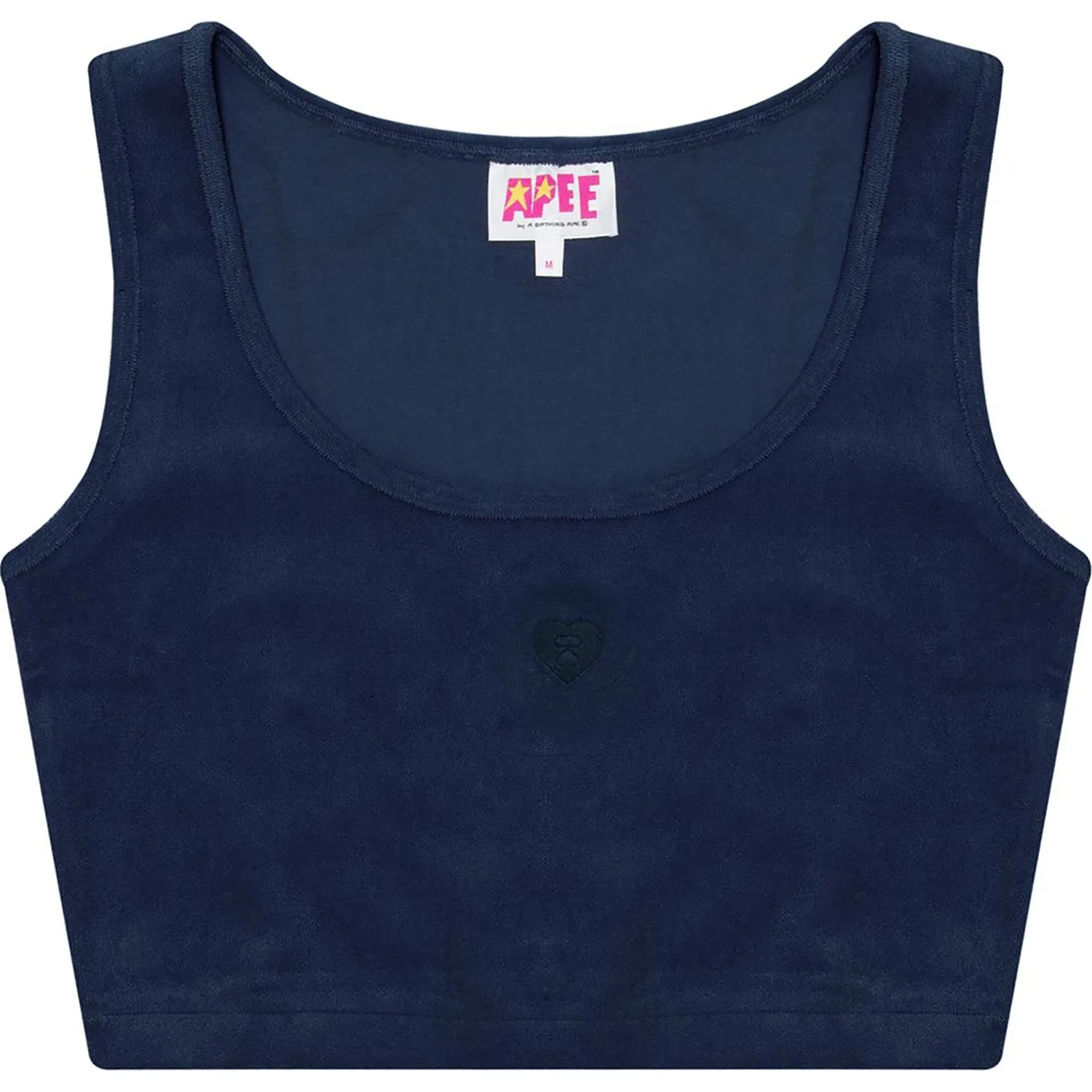 Apee Towelling Crop Top for Women