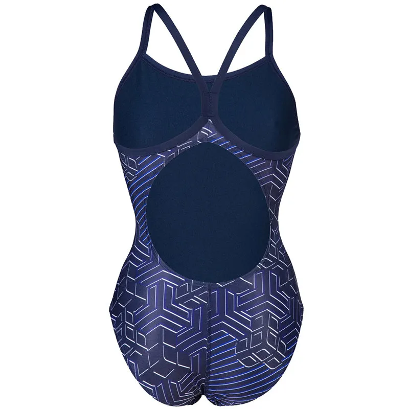 Arena - Kikko Pro Lightdrop Back Ladies Swimsuit - Navy/Multi