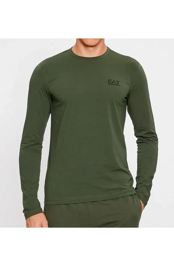 Armani EA7 Core ID Long Sleeve Tee Olive