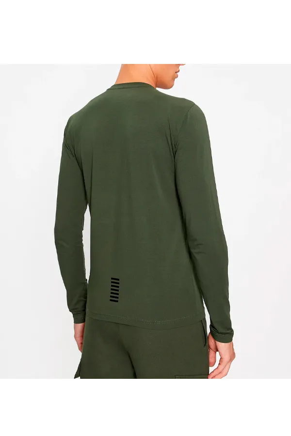 Armani EA7 Core ID Long Sleeve Tee Olive