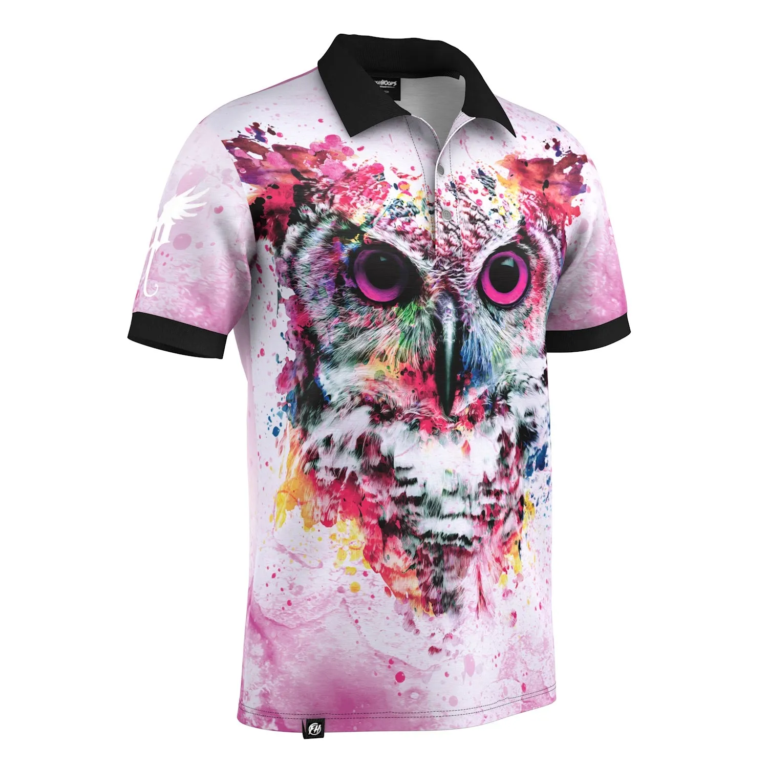 Artistic Owl Polo Shirt