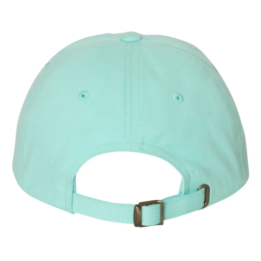 Authentic Blues Peached Twill Dad Hat - Blue