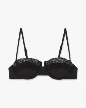 Balconette Lace Bra | Black