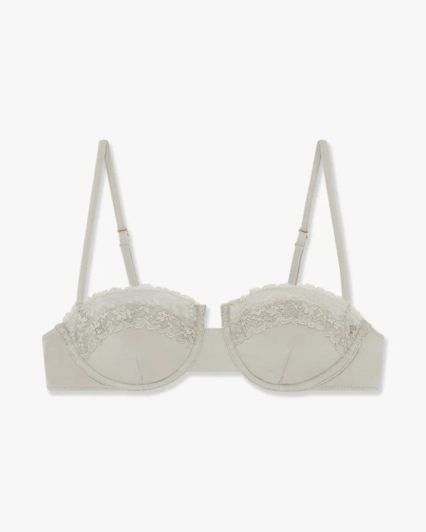 Balconette Lace Bra | Sage