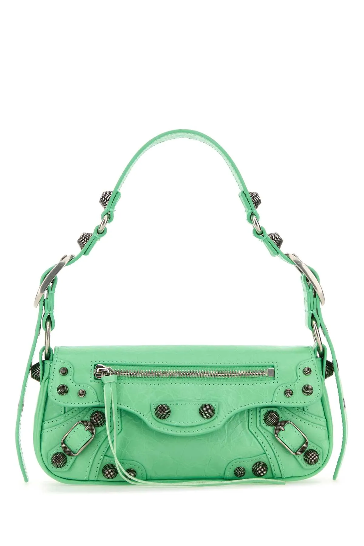 Balenciaga Light Green Leather Le Cagole Sling Xs Shoulder Bag