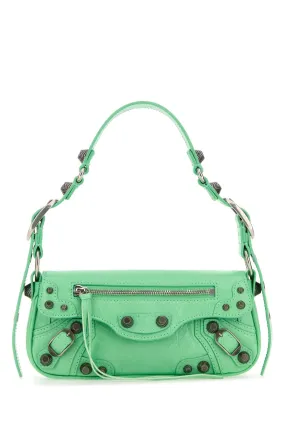 Balenciaga Light Green Leather Le Cagole Sling Xs Shoulder Bag