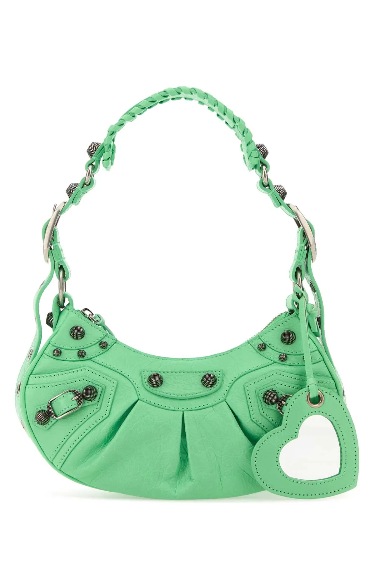 Balenciaga Mint Green Nappa Leather Le Cagole Xs Shoulder Bag