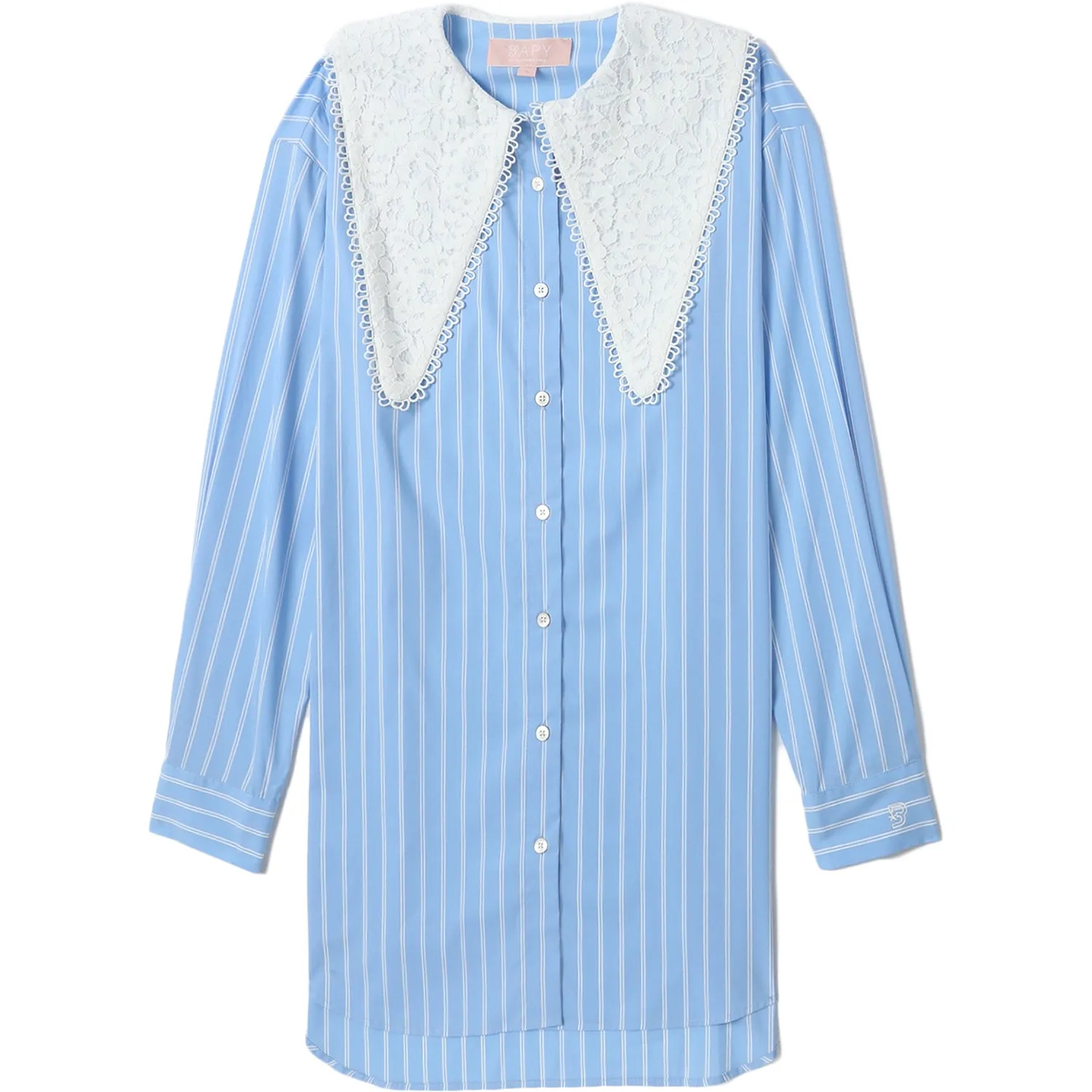 BAPY LADIES STRIPED SHIRTDRESS