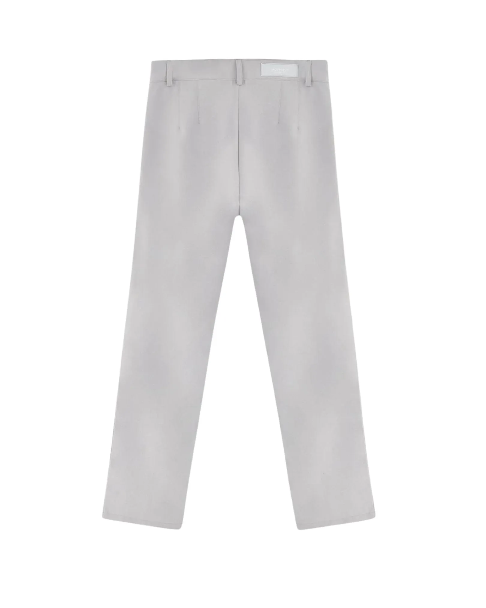 Basic Cotton Trousers - Gray