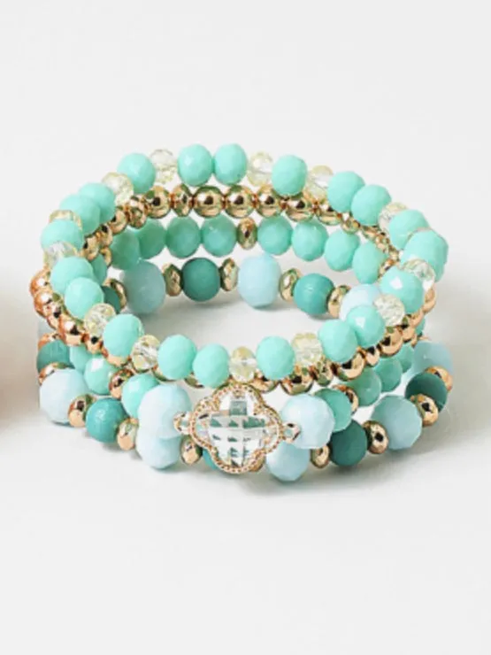 Clover Beaded Bracelet Collection