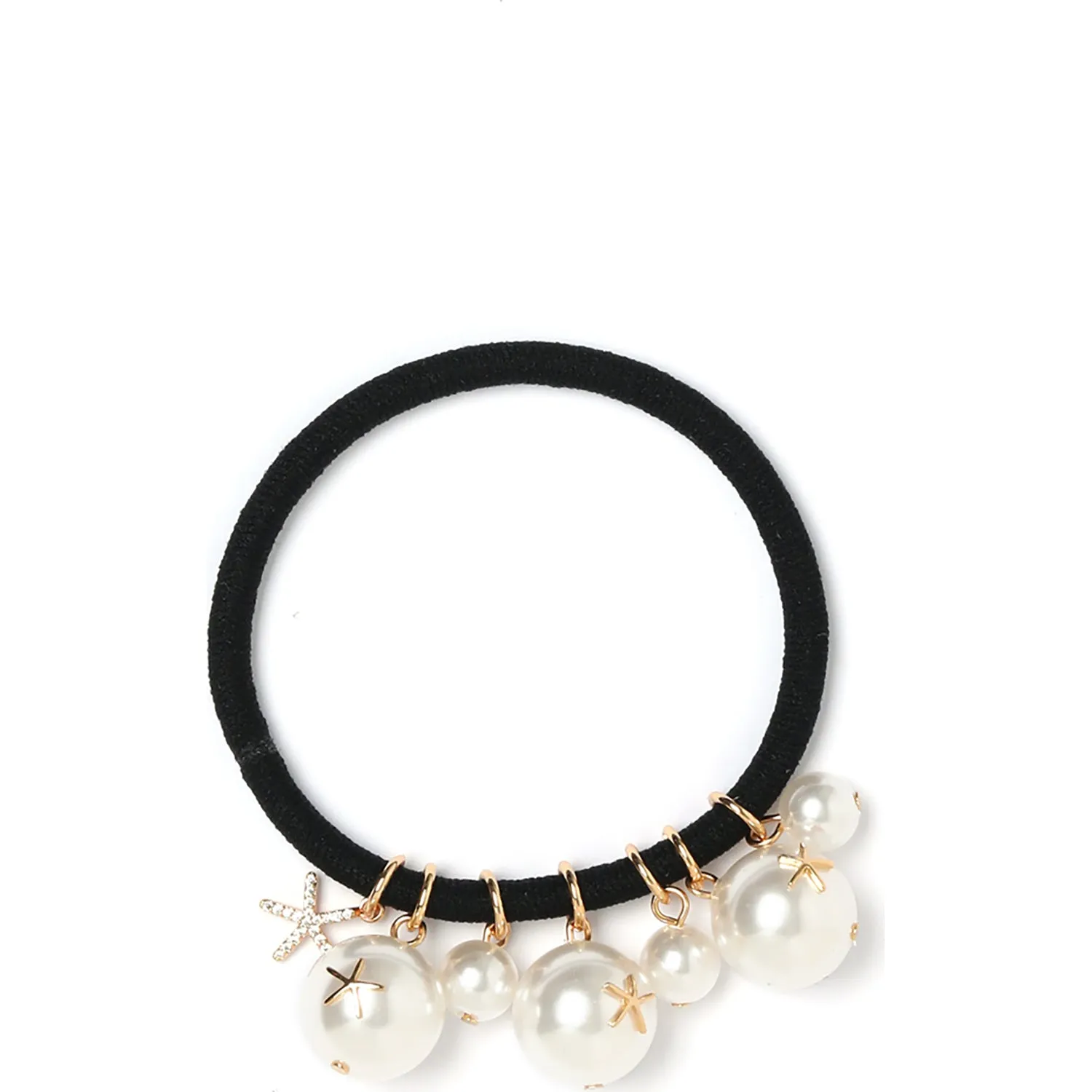 Beaded Pearl Headband Women