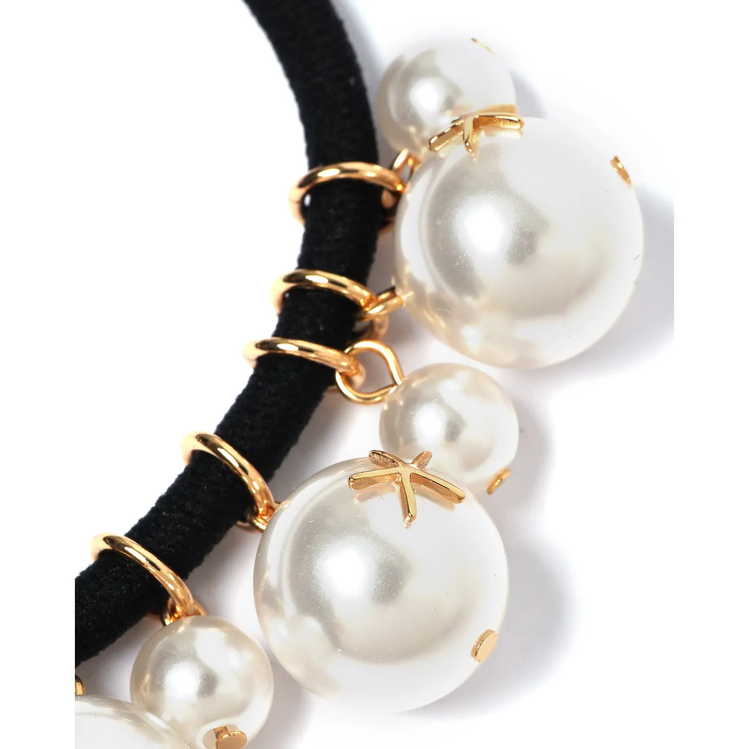 Beaded Pearl Headband Women