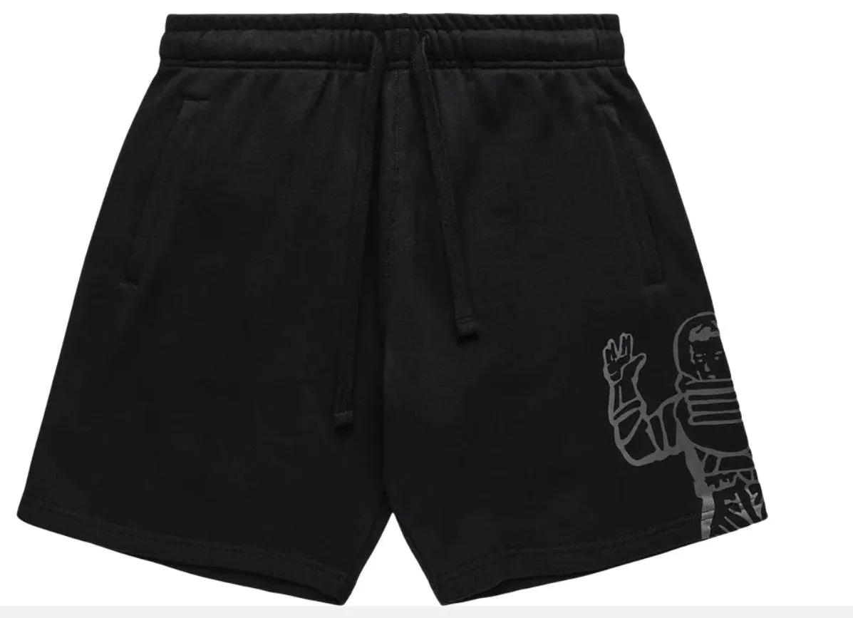 Billionaire Boys Club Black Shorts for Men with Astro Print