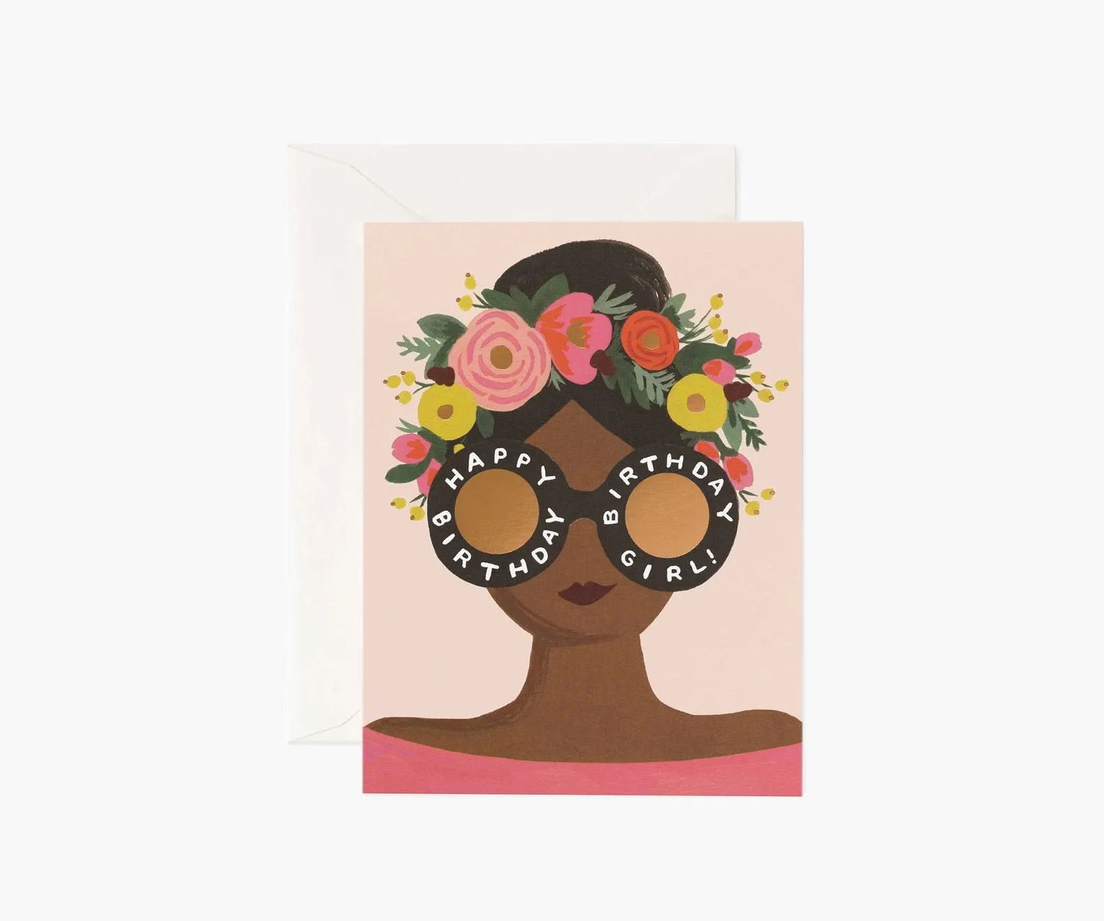 Birthday Card with Flower Crown