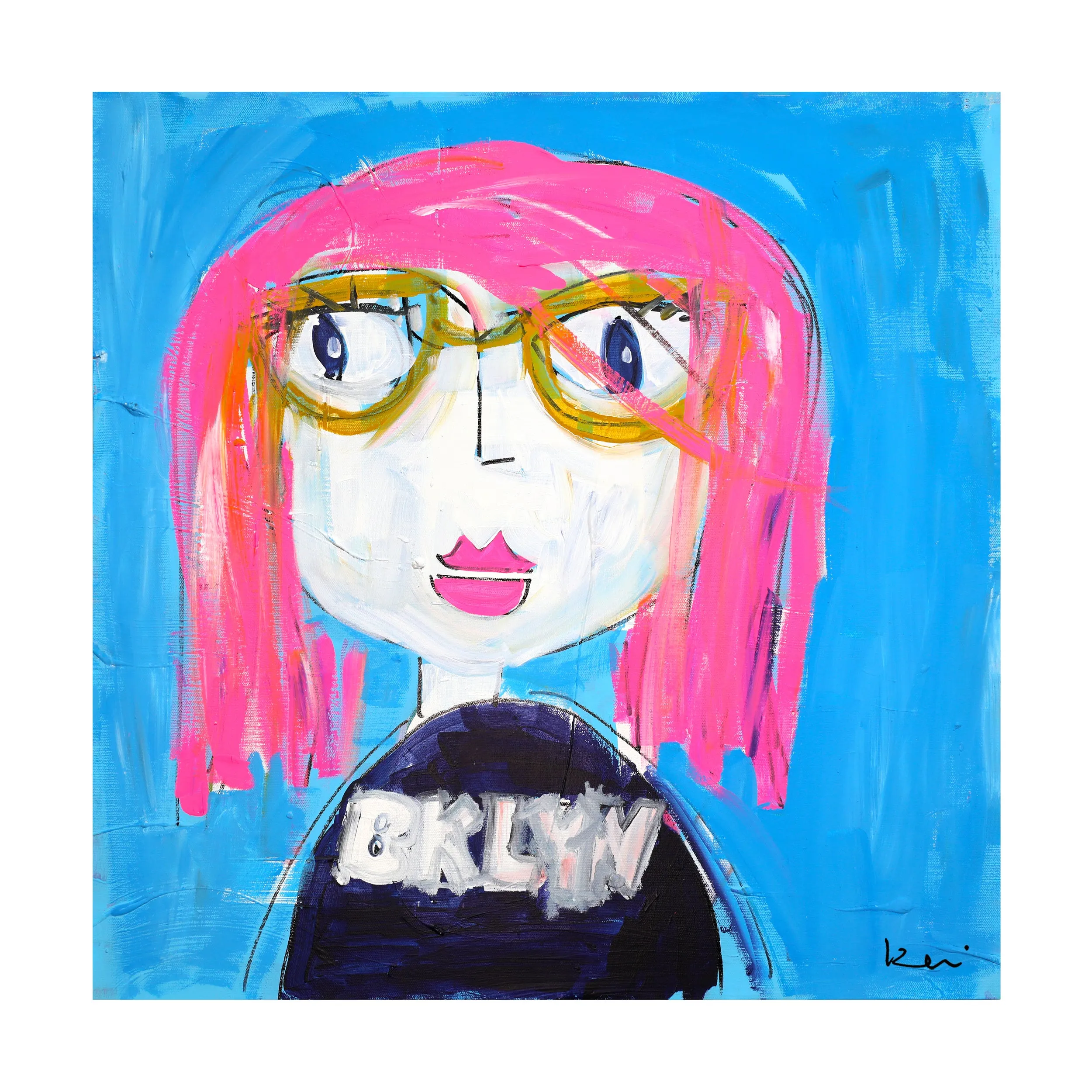 BKLYN Girl Art Print