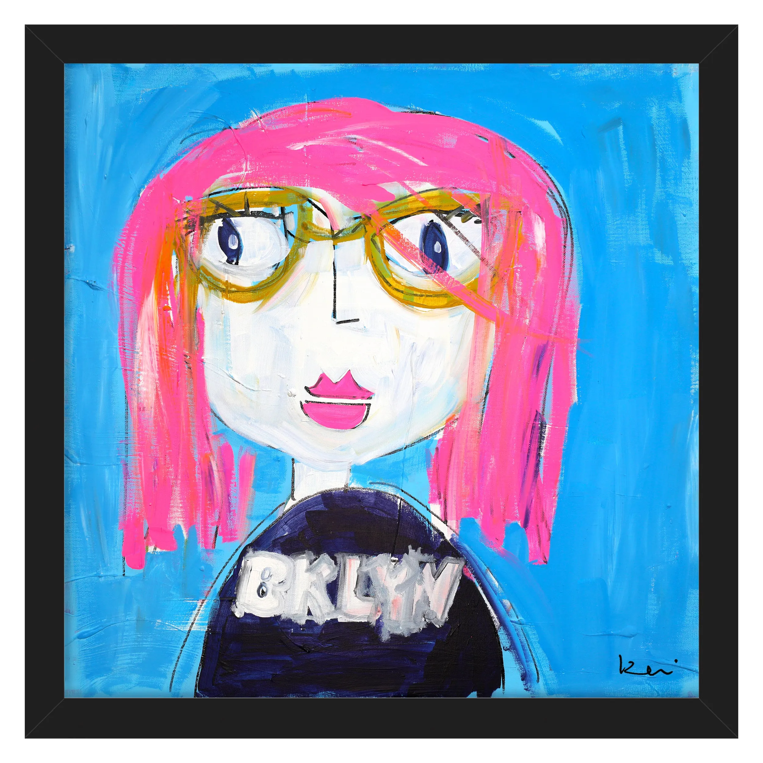 BKLYN Girl Art Print