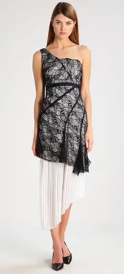 Black and White Party Dress