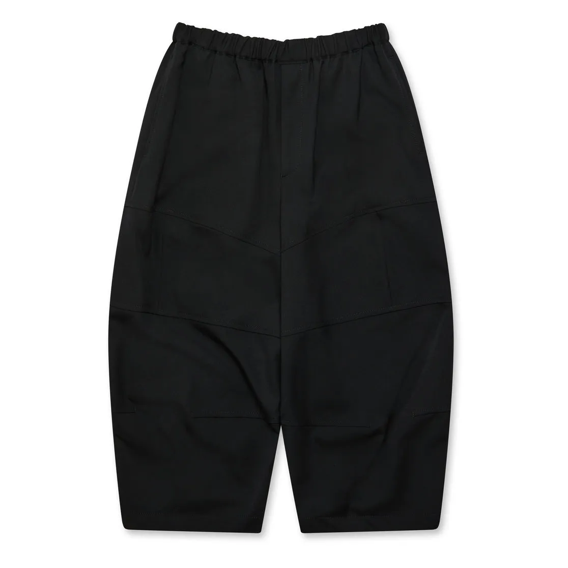 BLACK Comme Des Garons Barrel Leg Trousers (Black)