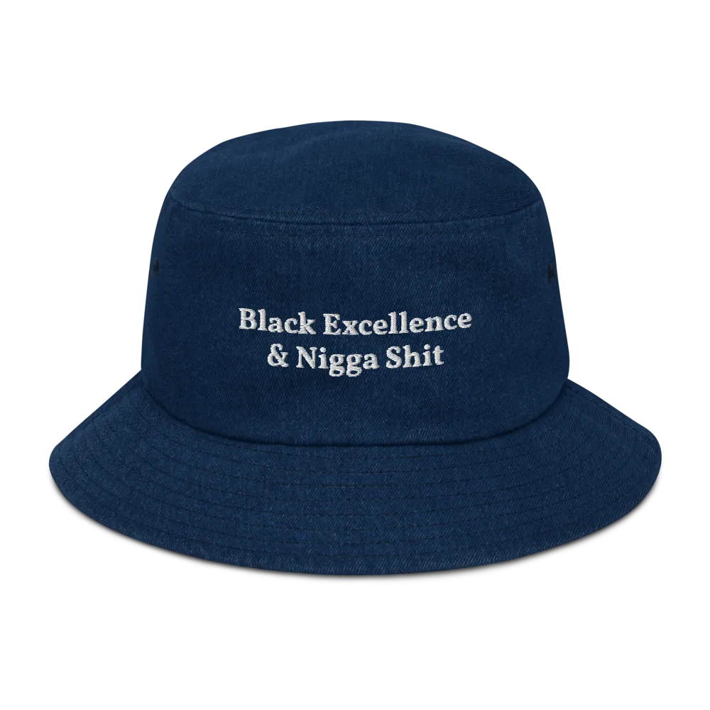 Black Excellence &... Denim Bucket Hat