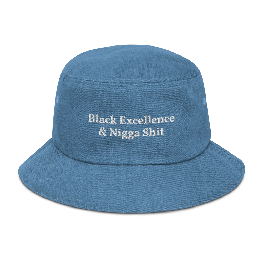 Black Excellence &... Denim Bucket Hat