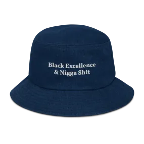 Black Excellence &... Denim Bucket Hat