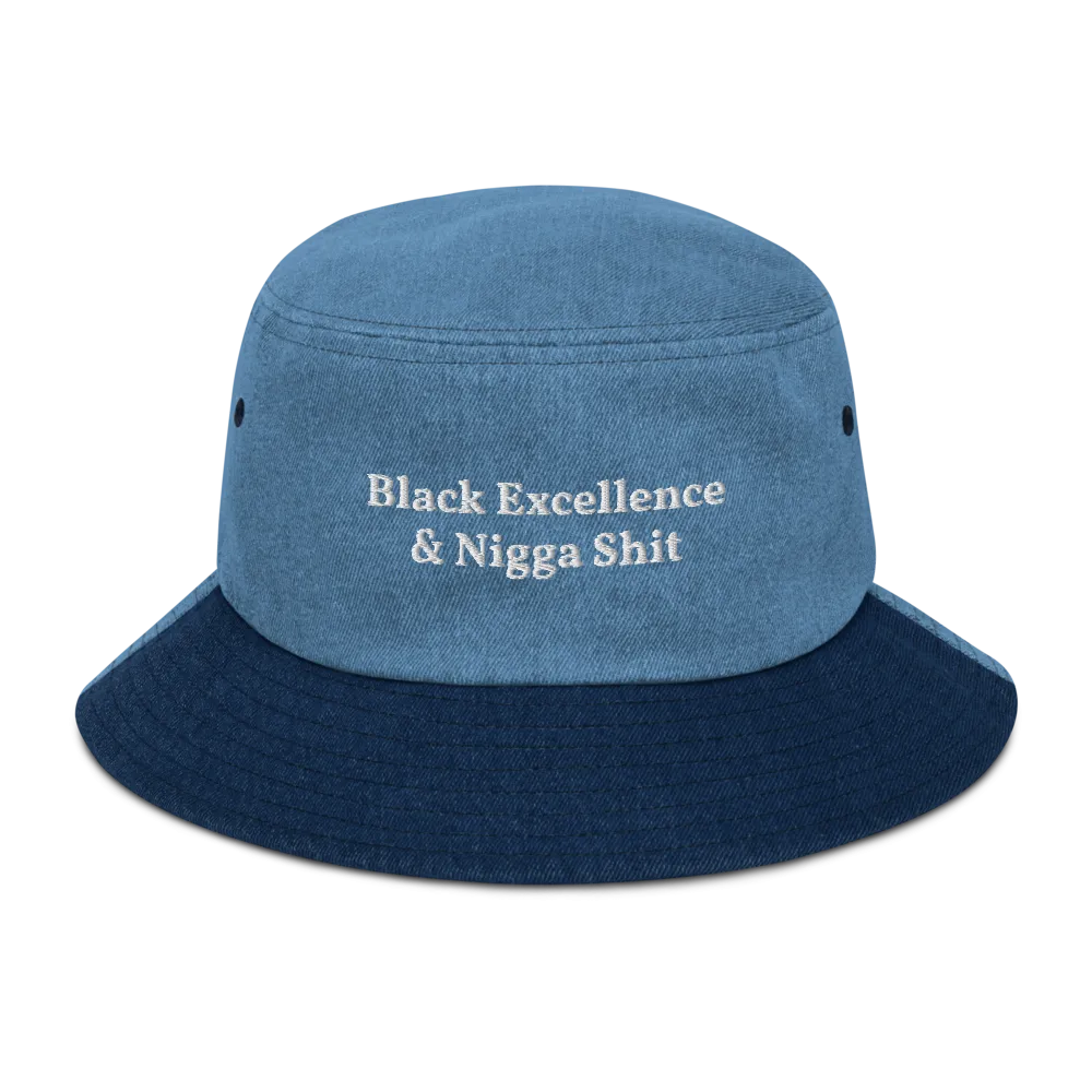 Black Excellence &... Denim Bucket Hat