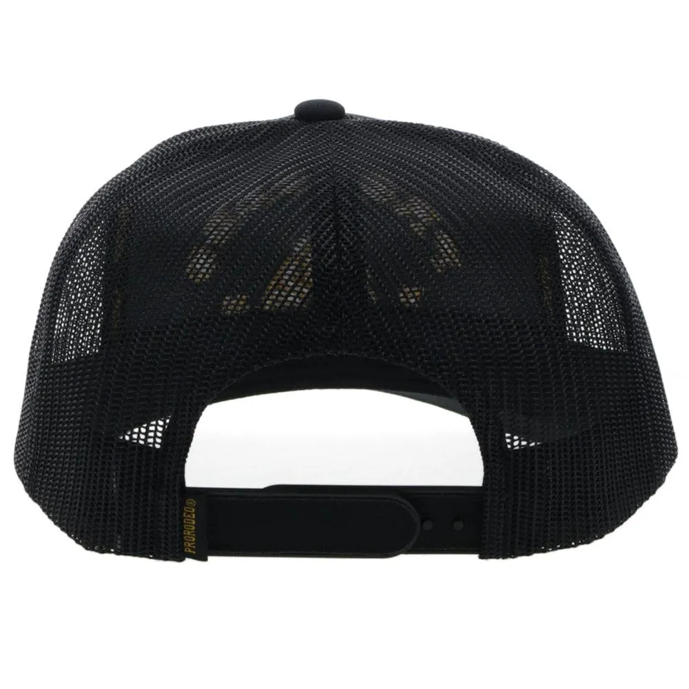 Black Hooey ProRodeo Hat with Gold Logo