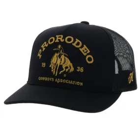 Black Hooey ProRodeo Hat with Gold Logo