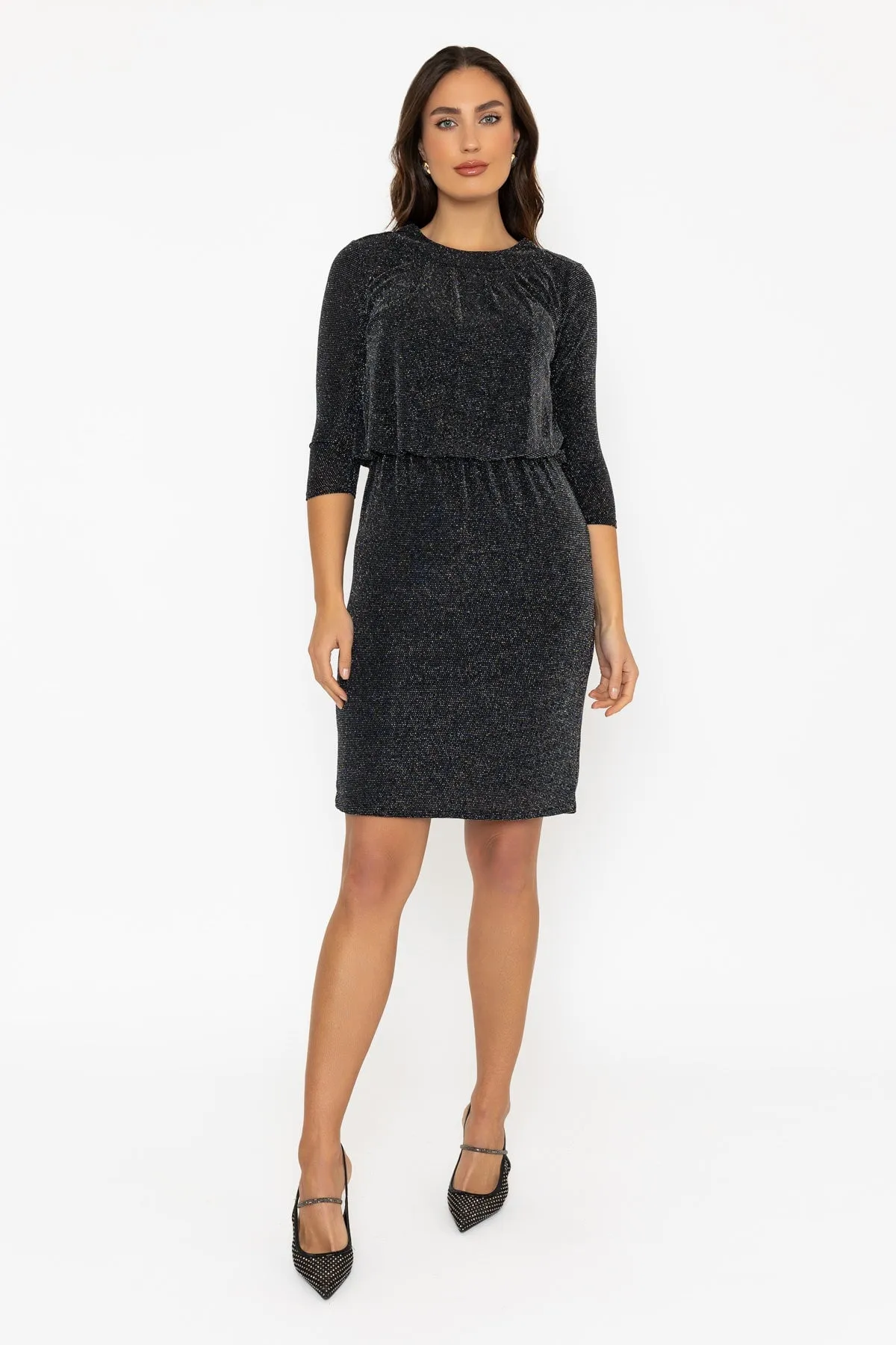 Black Knee Length Josie Dress