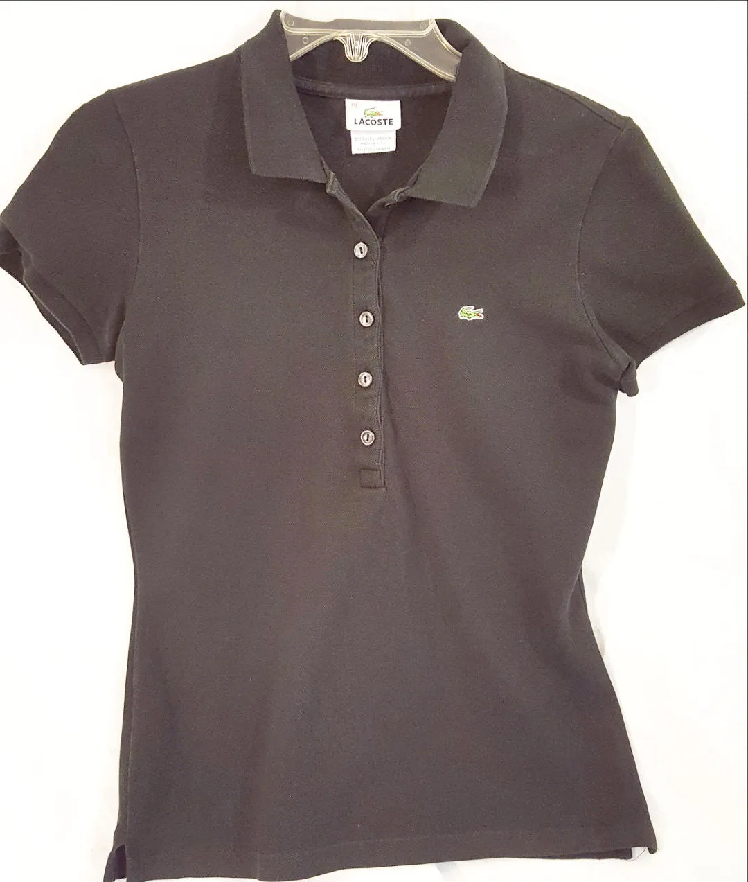 Black Lacoste Polo Shirt