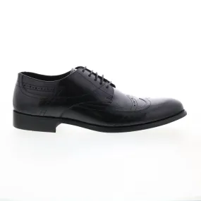 Black Men's Wingtip & Brogue Oxfords with Laces