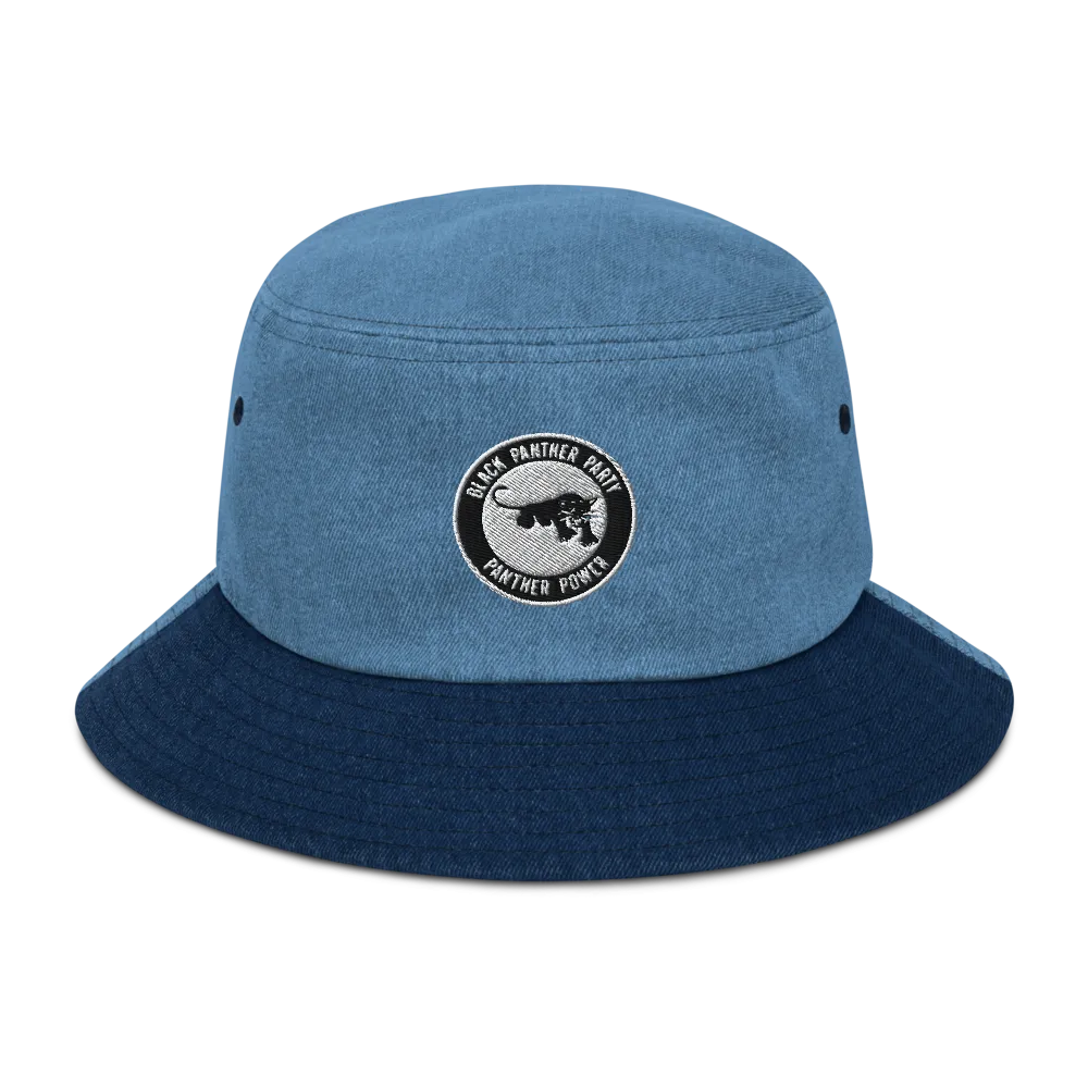 Black Panther Party Denim Bucket Hat