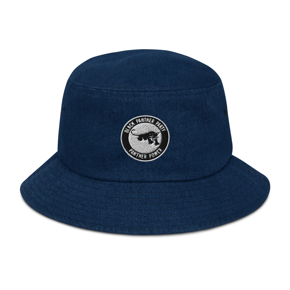 Black Panther Party Denim Bucket Hat