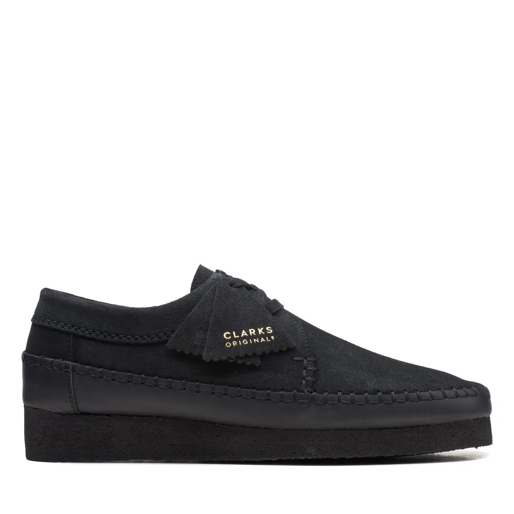 Black Suede Men's Casual Oxfords with Laces