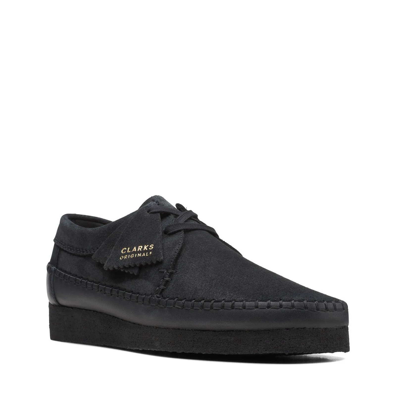 Black Suede Men's Casual Oxfords with Laces