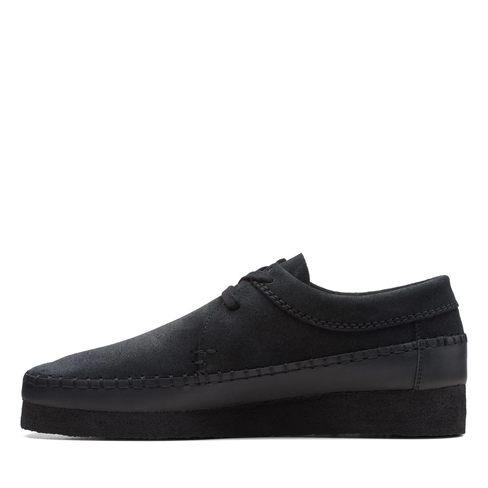 Black Suede Men's Casual Oxfords with Laces