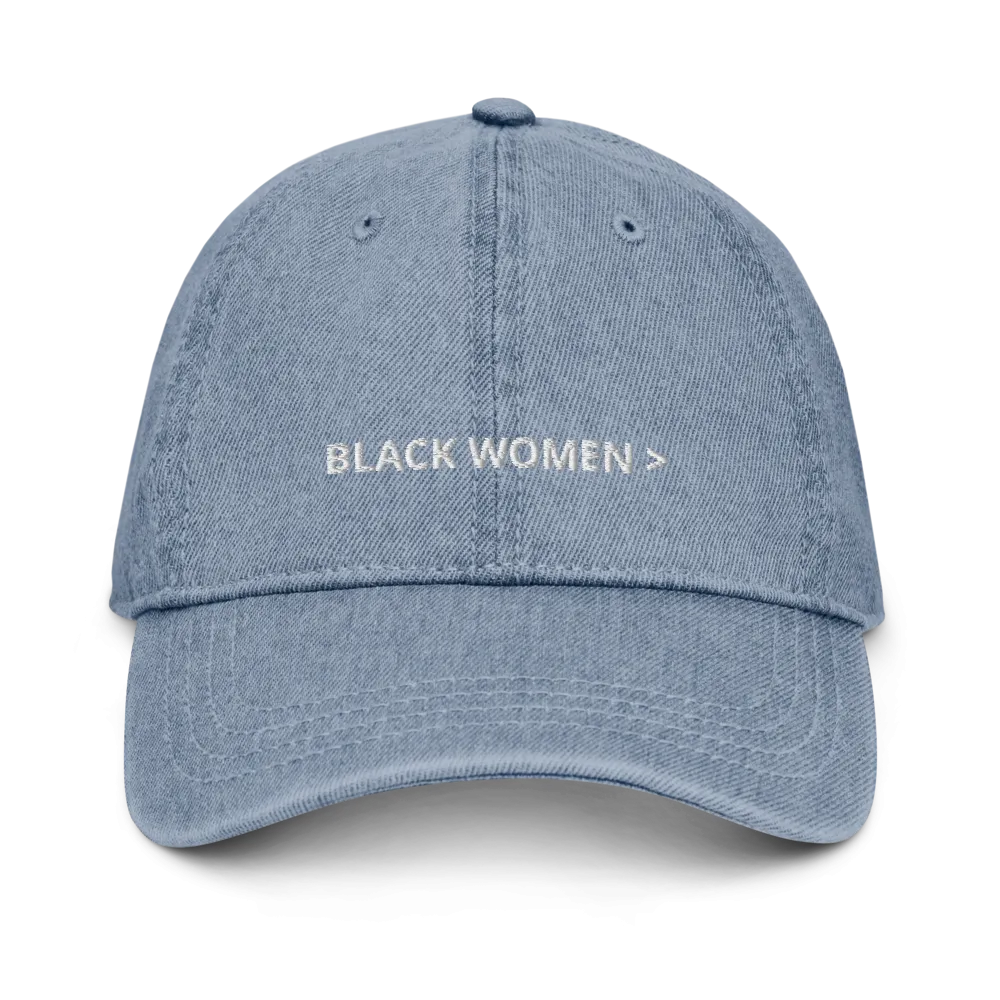 Black Women > Denim Dad Hat